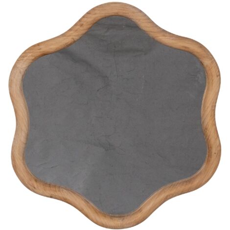 Specchio con cornice in mdf "Kennelly" h 44,5x2x48,5 cm a forma esagonale