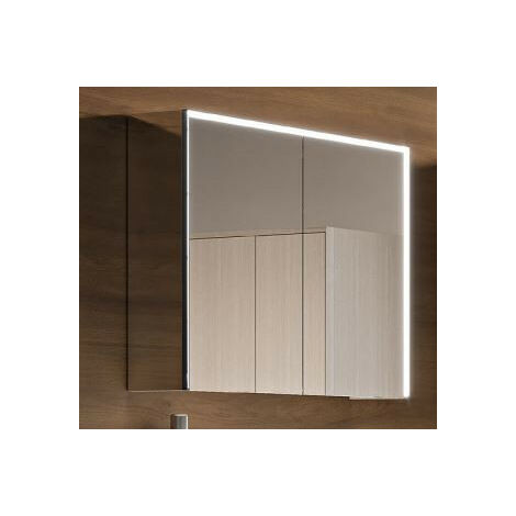 Specchio Contenitore a Due Ante  - 50x70x20 cm - Con Due Ripiani Interni