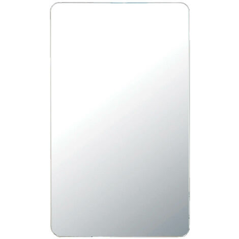 Specchio Contenitore Anta Sinistra 50x13x85 cm 2 Ripiani in Nobilitato Montegrappa Bianco