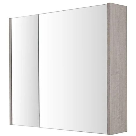 SPECCHIO CONTENITORE MONDO 80X16XH70CM ROVERE CHIA