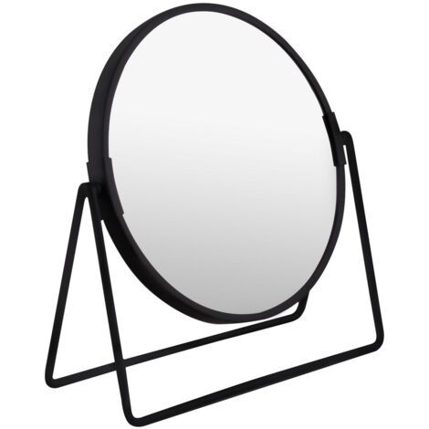 Specchio cosmetico ingranditore 5x AWD INTERNI 1468 nero loft moderno
