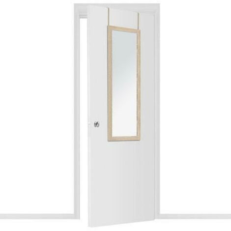 SPECCHIO DA APPENDERE ALLA PORTA 35x109 cm effetto legno
