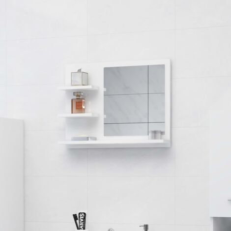 Specchio bagno bianco