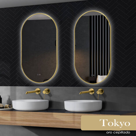 Specchio da bagno con luce LED Ledimex TOKY022-90OC 90 x 50 cm