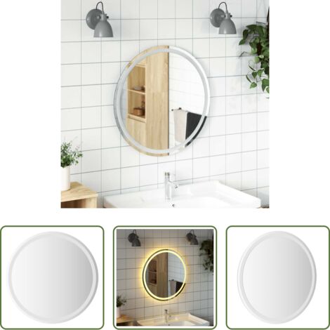 Specchio da bagno con luce -  Specchio da Bagno LED 70 cm Rotondo