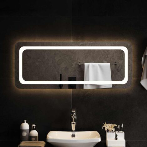 Specchio da Bagno con Luci LED 100x40 cm vidaXL