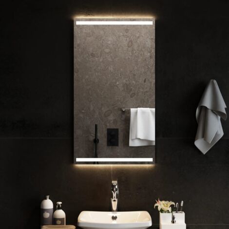 Specchio bagno su misura con bordi bisellati e cornice 50x60
