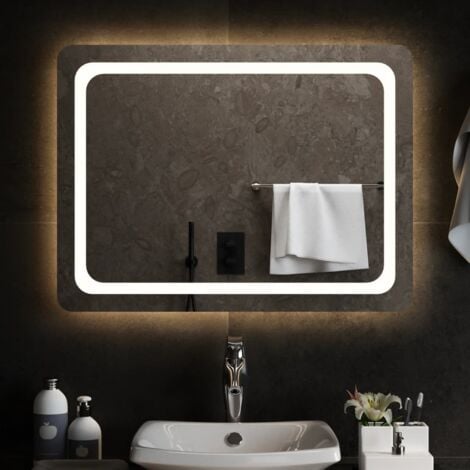 S'bagno 60 x 80 cm Specchio Bagno con Luce, Specchio LED Bagno con  altoparlante bluetooth, Specchio Retroilluminato Bagno con sistema di  oscuramento e cambio colore antiappannamento : : Casa e cucina