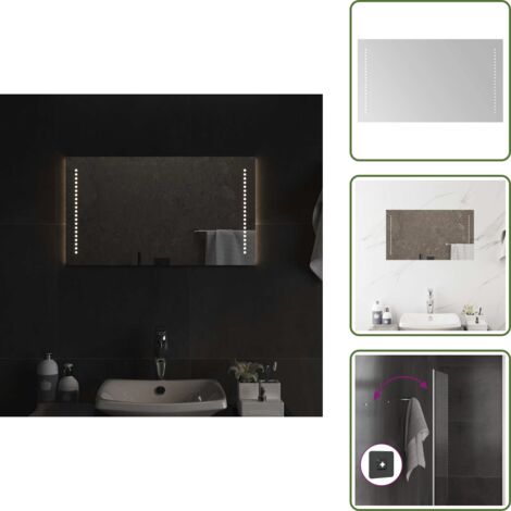 Specchio da bagno con luci LED - vidaXL Specchio da Bagno con Luci LED 70x40 cm -