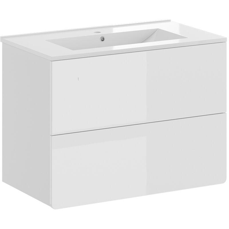 Set Di Mobili Da Bagno Izan, Bianco, 2 Parti Vicco
