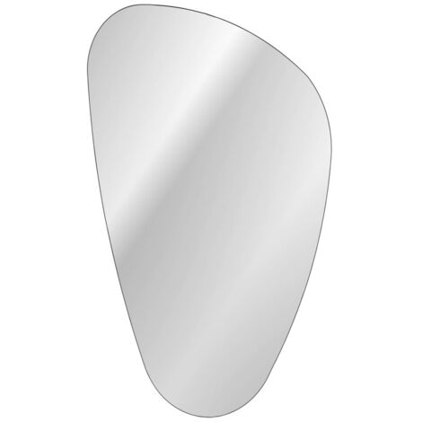Specchio da bagno LED asimmetrico 80x57 cm design moderno