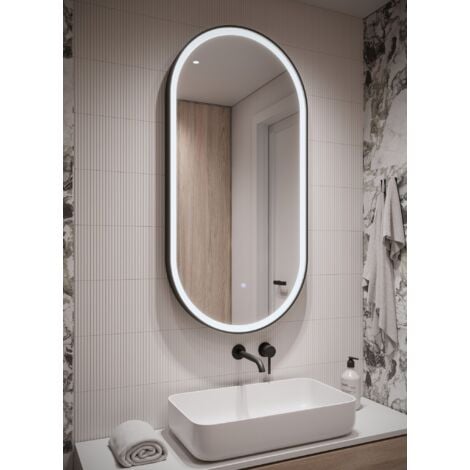 Specchio da bagno Medina LED - 45 x 80 cm - Specchio da doccia