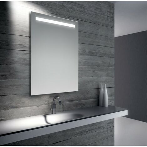 Specchio da bagno retroilluminato a led 70x50 cm