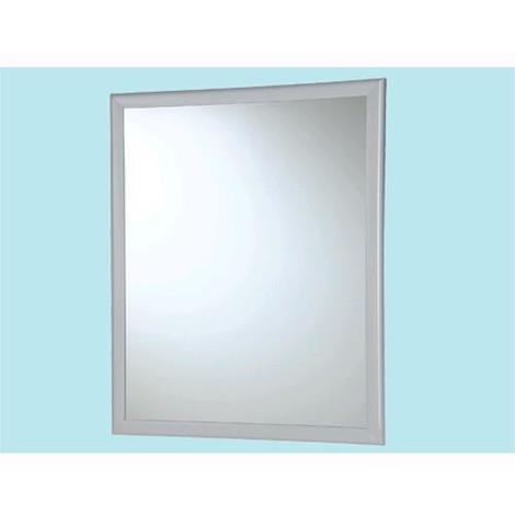 Specchio Da Bagno Rettangolare Con Cornice In Abs Bianco 40x50cm 1pz -332006