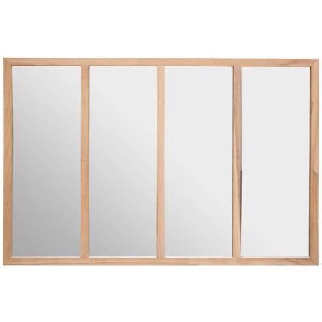 Specchio da laboratorio nae in legno 116x76cm - Atmosphera créateur d'intérieur