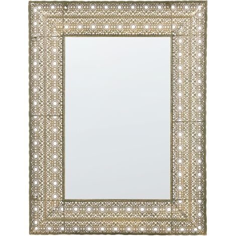Specchio da Muro Rettangolare Medio Orientale 69 x 90 cm Dehradun