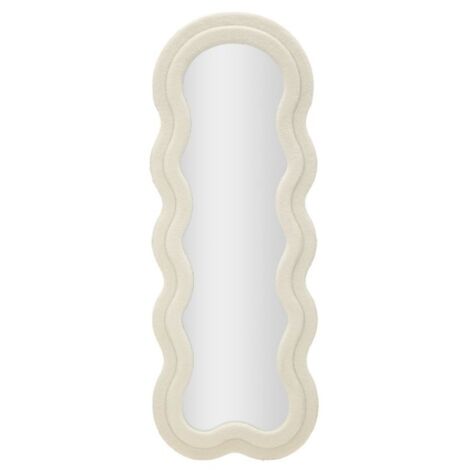 SPECCHIO DA MURO TEDDY CREMA CM 60X4X160
