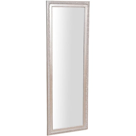 specchio da parete 140 x 50 x 4 cm Specchio da parete lungo con 4 ganci posteriori Specchio camera da letto Specchio shabby chic