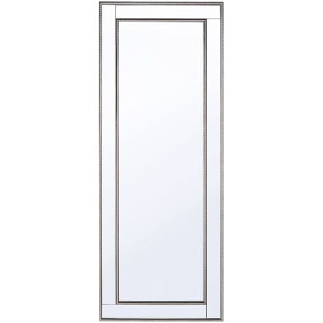 Specchio da parete 50 x 130 cm oro e argento Fenioux