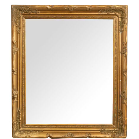 Specchio da Parete Barocco Oro Ovale Bagno Antico Shabby Vintage 22 - 43 CM