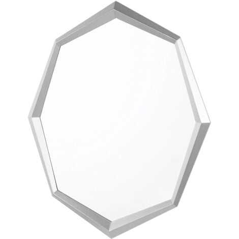 Specchio da parete 91 x 66 cm Oeno - Argento