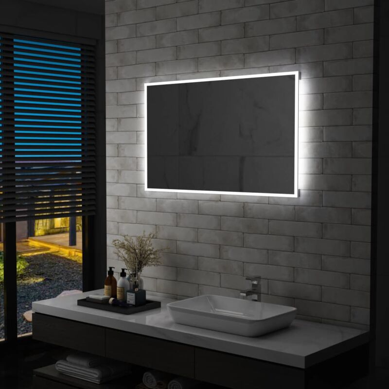 Specchio da Parete a led per Bagno 100x60 cm - Vidaxl