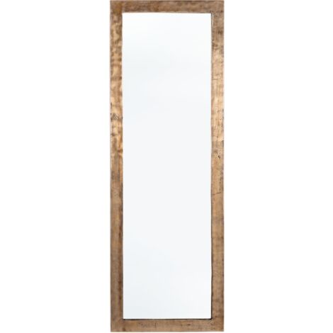 Specchio da parete con cornice in alluminio "Amira" -150X50 / Rettangolare