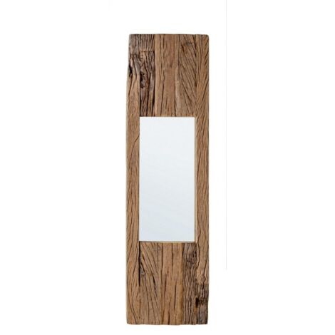 Specchio da parete con cornice in legno "Rafter" 25x4x120 h cm -25 X 90 cm