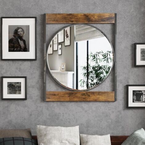 Biscottini Specchio grande da parete 2 metri x 100 cm, Specchio da parete  grande con cornice in legno