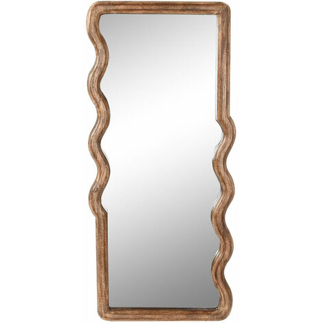 Specchio grande in mango scolpito, 90x180 cm LOMBOK