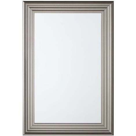 Specchio da parete in color argento 61 x 91 Chatain
