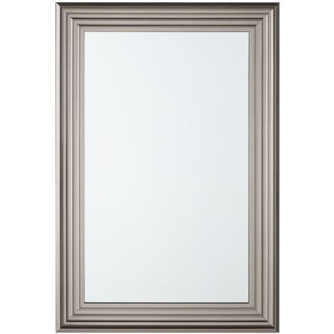 Specchio da parete in color argento 61 x 91 Chatain - Argento