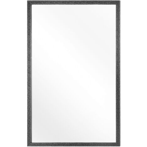 Specchio da parete in color nero 60 x 90 cm Morlaix - Nero