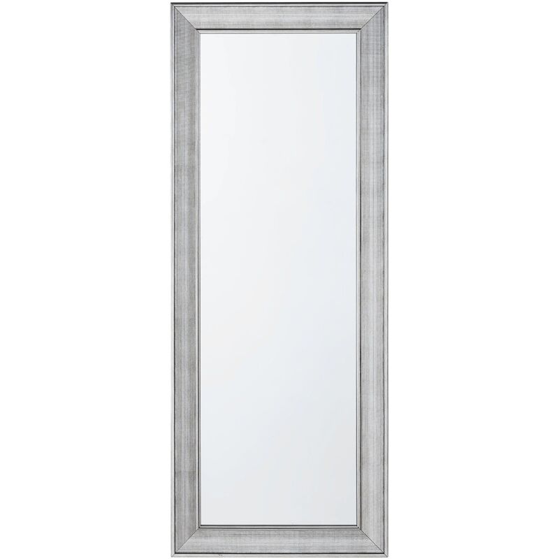 Beliani - Specchio da parete in colore argento 50 x 130 cm Bubry