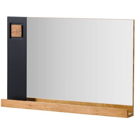 Specchio da parete in legno di quercia selvatica 110x14x71 laccato / oliato naturale KITZBÜHEL 138