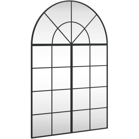 Specchio Ad Arco A Figura Intera VEVOR 180x81 Cm - Con Supporto, Vetro Temperato Antishock, Cornice Alluminio Nero - Foto 13