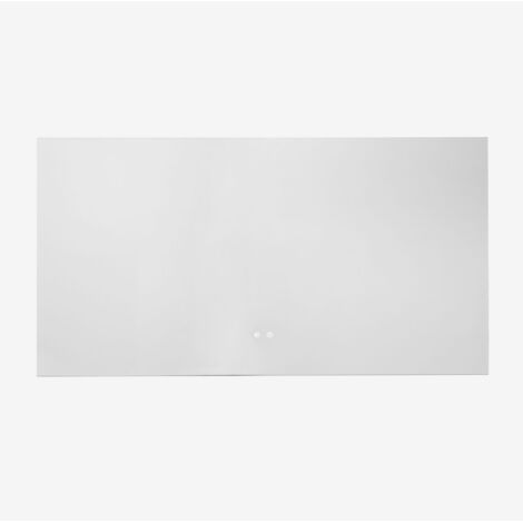 Specchio da parete rettangolare 140x75 cm per bagno con luce LED e antiappannamento Riben SKLUM            