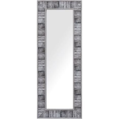 Specchio da parete rettangolare bianco e grigio ROSNOEN