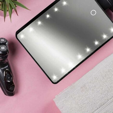 Specchio da tavolo per il trucco Hollywood con illuminazione LED regolabile