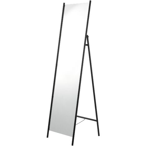 Specchio da terra 160 x 43 x 49 cm nero 030007975