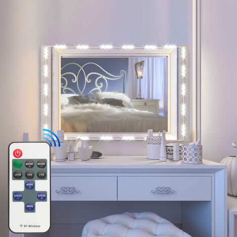 Con 100% Gara Specchio di Trucco per Trucco & Cura del Viso & Camera da Letto & Rasatura Specchio per Schermo Tattile Luci Regolabile Sonoka Luce LED Specchio Pieghevole Portatile da Make Up Mirror Specchio per Trucco Regalo per amiche & moglie 
