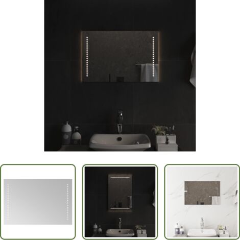 Specchio da trucco -  Specchio da Bagno con Luci LED 40x60 cm