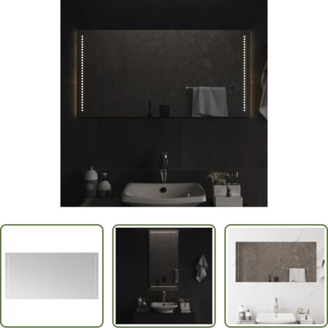 Specchio da trucco -  Specchio da Bagno con Luci LED 50x100 cm