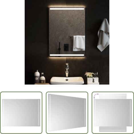 Specchio da trucco - Specchio da Bagno con Luci LED 50x70 cm