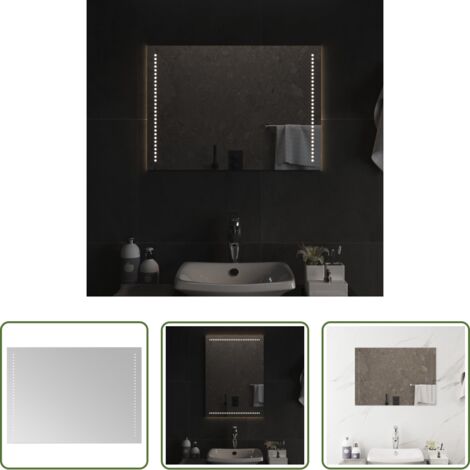 Specchio da trucco -  Specchio da Bagno con Luci LED 50x70 cm