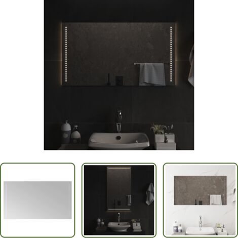 Specchio da trucco -  Specchio da Bagno con Luci LED 50x90 cm