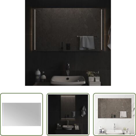 Specchio da trucco -  Specchio da Bagno con Luci LED 60x100 cm