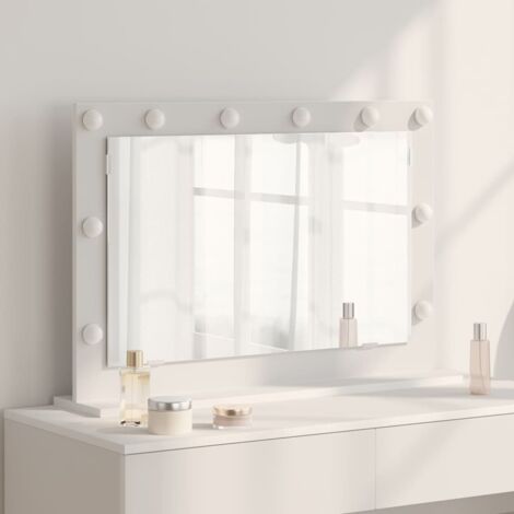 Specchio da Vanità con specchio Bianco 80 x 15 x 18 cm vidaXL