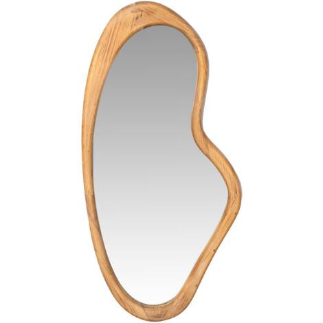 Specchio di Boemia in vetro e legno per la decorazione domestica