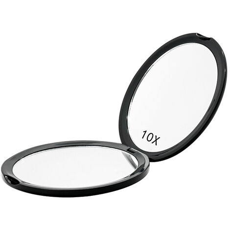 MRJ USB Ricaricabile Specchio Ingranditore da Parete con Luce LED Ingradimento 5X Specchietto da Trucco,Girevole 180° 